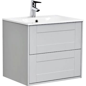 Tvättställsskåp Alterna Gabriella Kompakt med Mineralkomposit Tvättställ