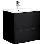 Tvättställsskåp Alterna Luxor Kompakt med Mineralkomposit Tvättställ