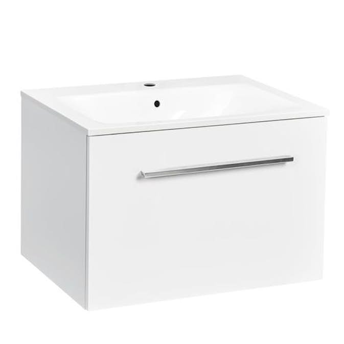 Tvättställsskåp Alterna Ella Aqua med Ariella Tvättställ