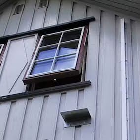 Ståplan Skeppshultstegen Utrymningsstege Fällbar