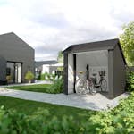 Cykelskjul PLUS 5,7 kvm Obehandlad