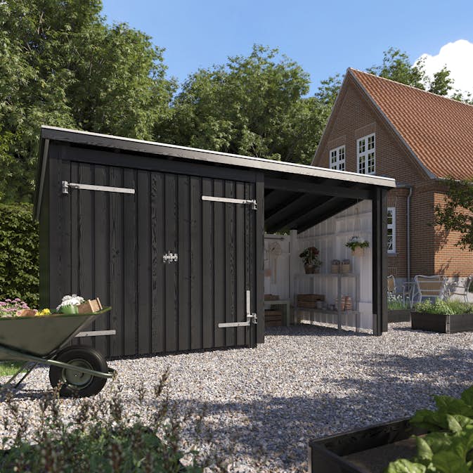 Bod PLUS Nordic Multi Trädgårdshus 9,5 m²