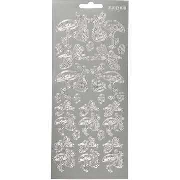 Stickers Creativ Company Stork med Baby 10x23 cm 1 Ark