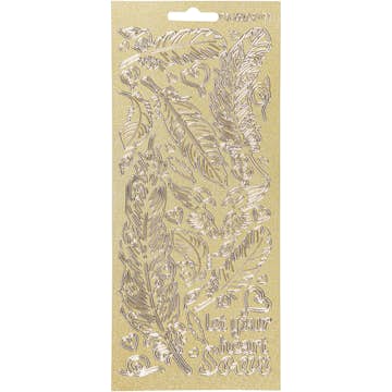 Stickers Creativ Company Fjädrar 1