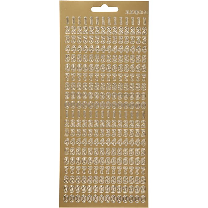 Stickers Creativ Company 10x23 cm Siffror 1 Ark