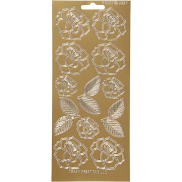 Stickers Creativ Company Rosor 10x23 cm 1 Ark