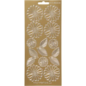 Stickers Creativ Company Margariter 10x23 cm 1 Ark