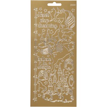 Stickers Creativ Company Enhörning 1