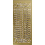 Stickers Creativ Company Indbydelse 10x23 cm 1 Ark