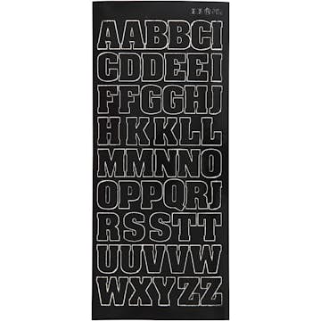 Stickers Creativ Company Stora Bokstäver Versaler 10X23 cm 1 Ark
