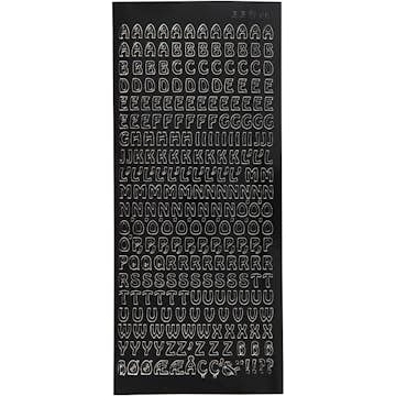 Stickers Creativ Company Små Beställningar Versaler 10X23 cm 1 Ark