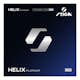 Bordtennisgummi Stiga Sports Helix Platinum 55 Red 2.2