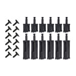 Pluggar Elfa till Melaminhylla