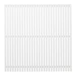 Staket PLUS Sendai Grundmålad Vit 180×180 cm