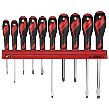 Skruvmejselsats Teng Tools WRMD10N 10-delar