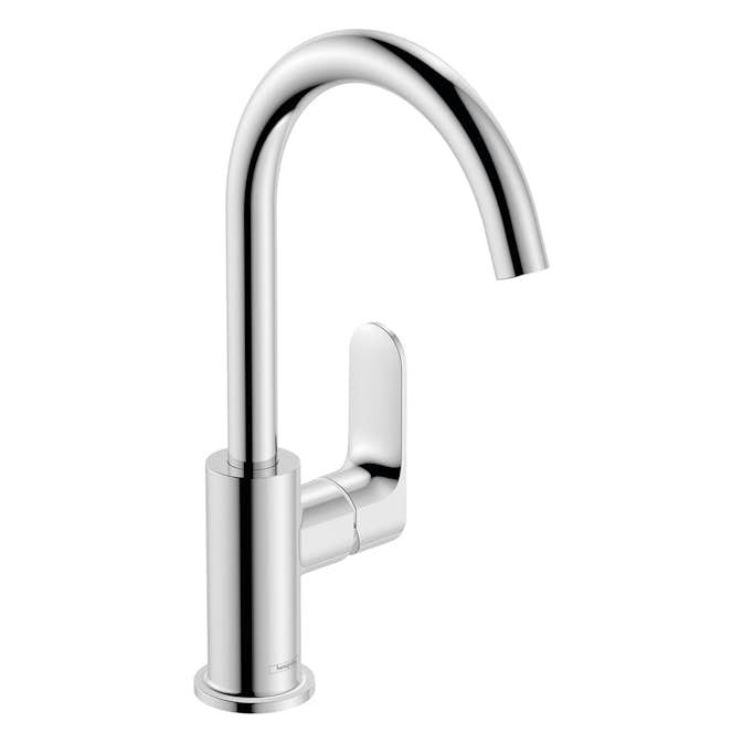 Tvättställsblandare Hansgrohe Rebris S 1-grepps 210 med Svängbar Pip och Lyftventil