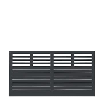 Staket PLUS Decora Grundmålad Svart 180×95 cm