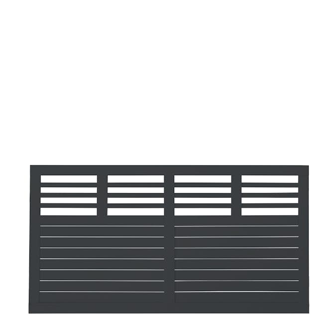 Staket PLUS Decora Grundmålad Svart 180×95 cm