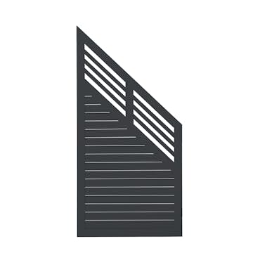 Staket PLUS Decora Grundmålad Svart 90×180/95 cm