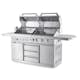 Fristående Gasol- och Kolgrill Myoutdoorkitchen Classic Line Stainless 304SS Med 3 Brännare