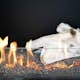 Glow Flame Fiber Cach Fires