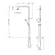 Takduschset Gustavsberg Atlantic Safe Touch