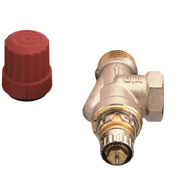 Ventil Danfoss RA-N Omvänd Vinkel Med Förinställning