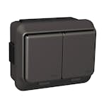 Vägguttag Schneider Electric Exxact Utanpåliggande