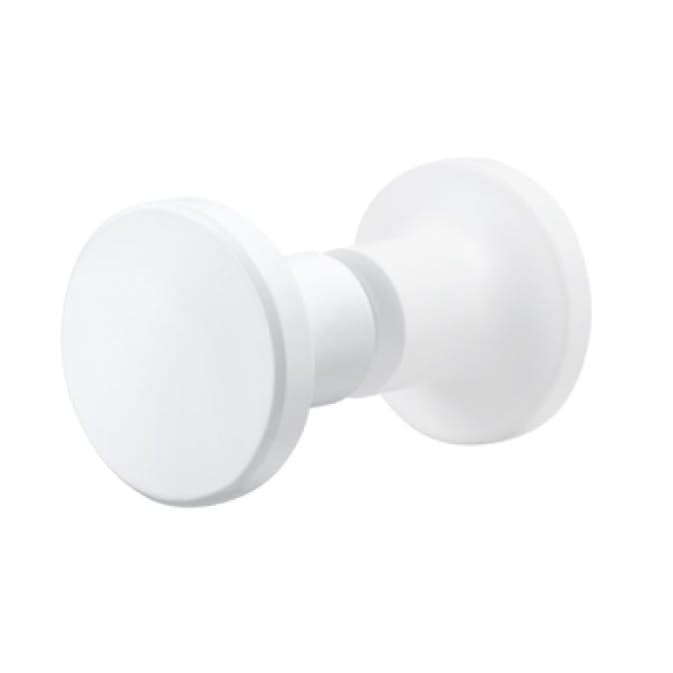 Knopp Rund Alterna Lusso Matt Vit