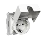 Vägguttag Schneider Electric Exxact IP44
