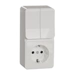 Vägguttag Schneider Electric Exxact Kron