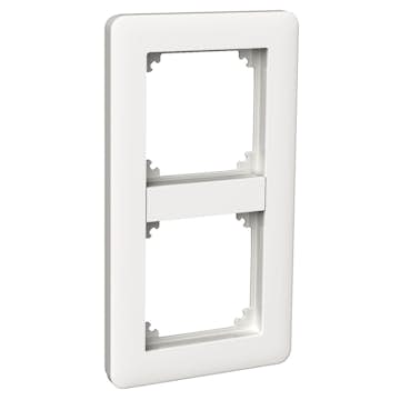 Ram 2-fack Schneider Electric Exxact Primo för Lodrät/Vågrät Montering Vit 5-pack