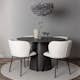 Matgrupp Venture Home Lanzo Ø120 cm med 4 st Edina stolar