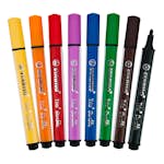 Tuschpennor Stabilo Trio Scribbi 8 Färger