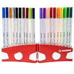 Tuschpennor Stabilo Brush 20 Pennor