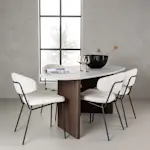 Matgrupp Venture Home Grönvik med 4 Chico Stolar