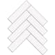 Mosaik Höganäs Kakel Miniwor 5x20 cm Blank