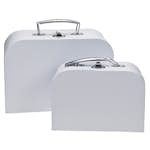 Pappkoffertar ABA Skol Vita 2 Olika