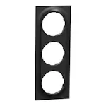 Ram för Strömbrytare Elko One 3-fack Plast