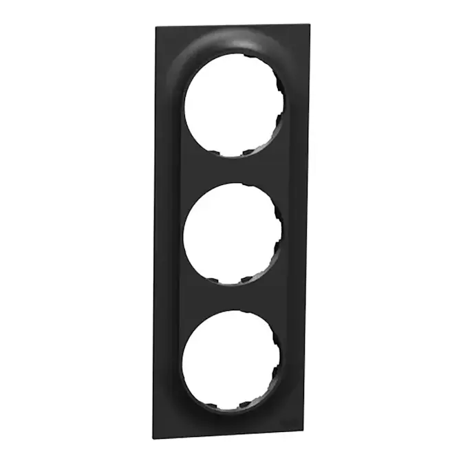 Ram för Strömbrytare Elko One 3-fack Plast