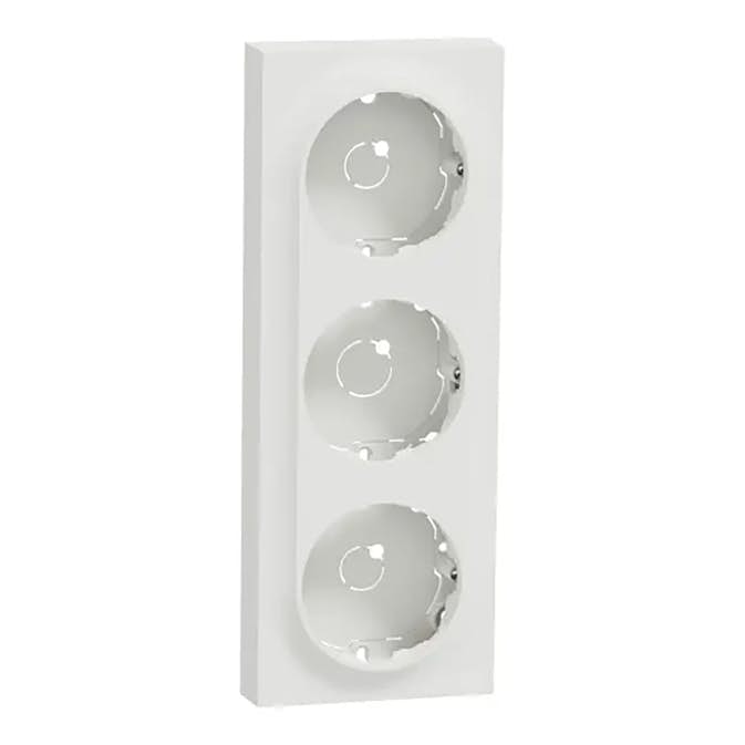 Förhöjningsram Elko One 3-fack Låg för Strömbrytare