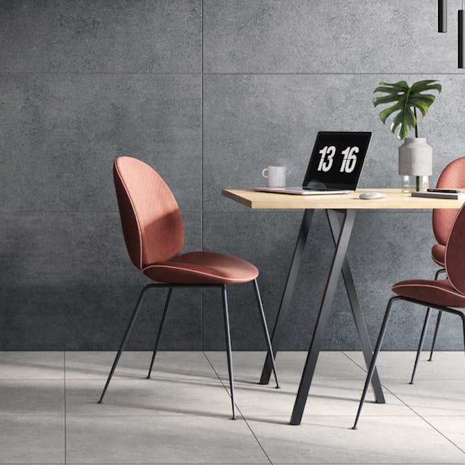 Klinker Höganäs Kakel Newcon Dark Grey Retiff 60x60 cm