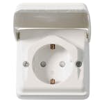 Vägguttag Elko 1-Vägs IP44