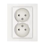 Vägguttag Elko Plus 2-Vägs DUO