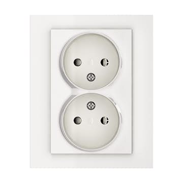 Vägguttag Elko Plus 2-Vägs DUO