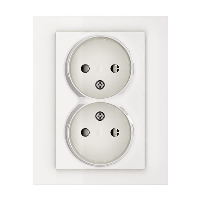 Vägguttag Elko Plus 2-Vägs DUO