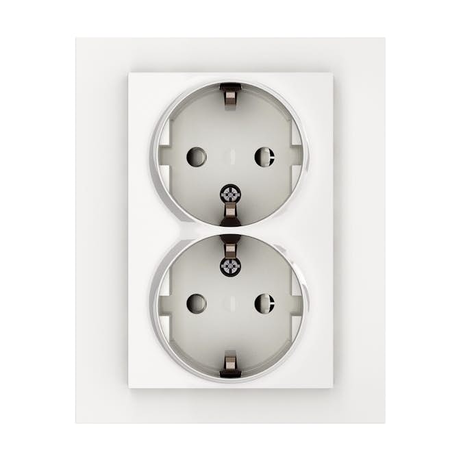 Vägguttag Elko Plus 2-Vägs DUO