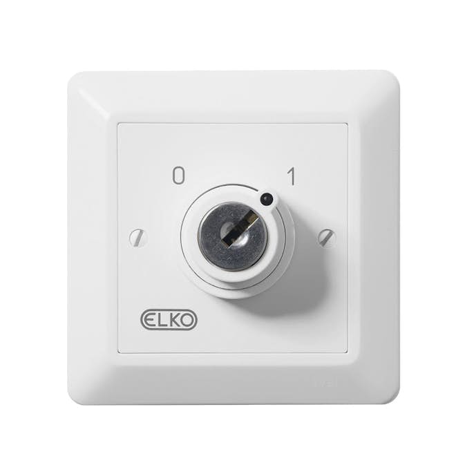 Nyckelbrytare Elko 2-Pol RS Renvit