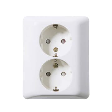 Vägguttag Elko 2-Vägs 440V RS Renvit