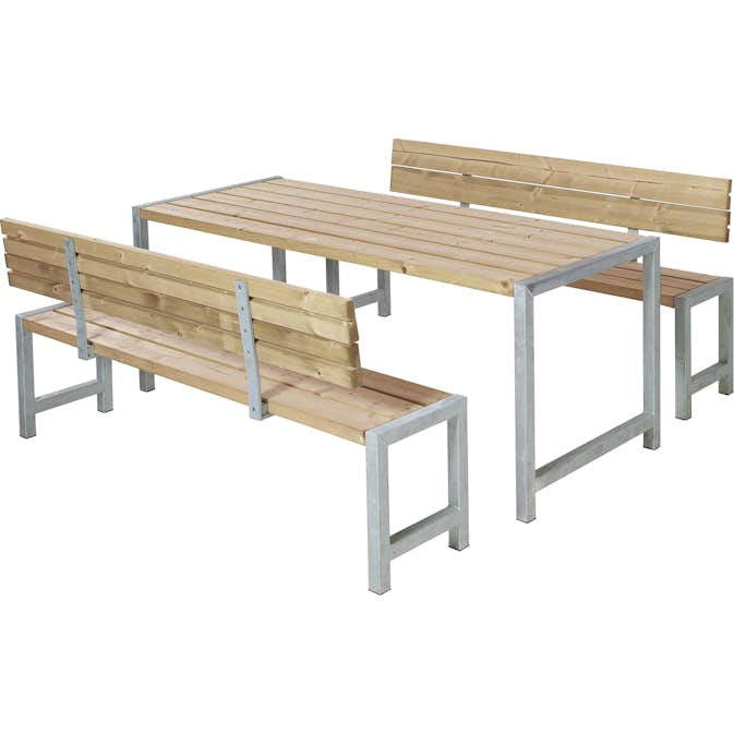 Möbelset PLUS Plankset Thermowood Utomhus